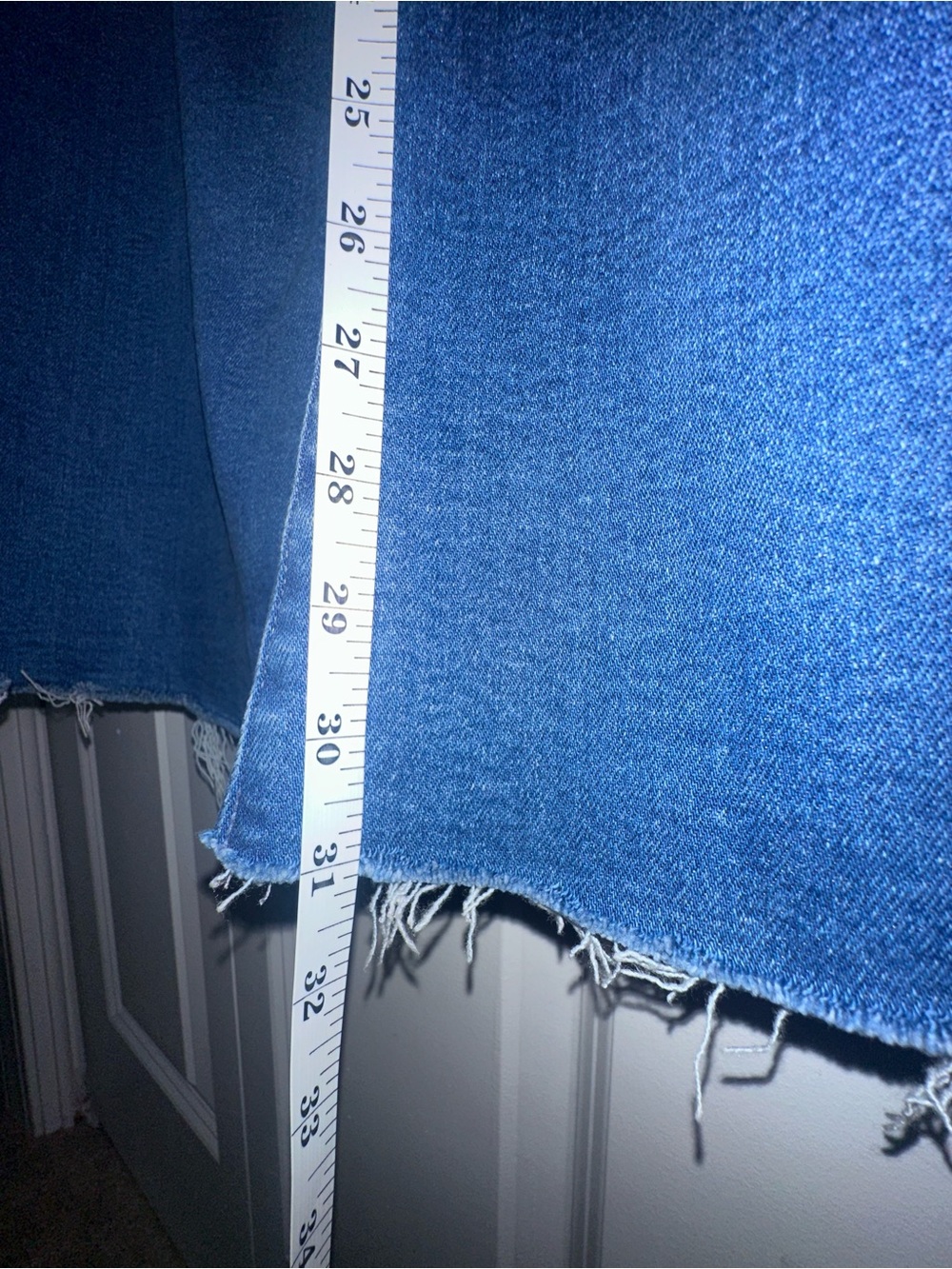 MOTHER The Roller Fray Wide Leg Jeans – Work Hard Play Hard – Size 25 - Picture 10 of 10